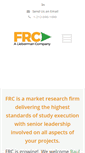 Mobile Screenshot of frcresearch.com
